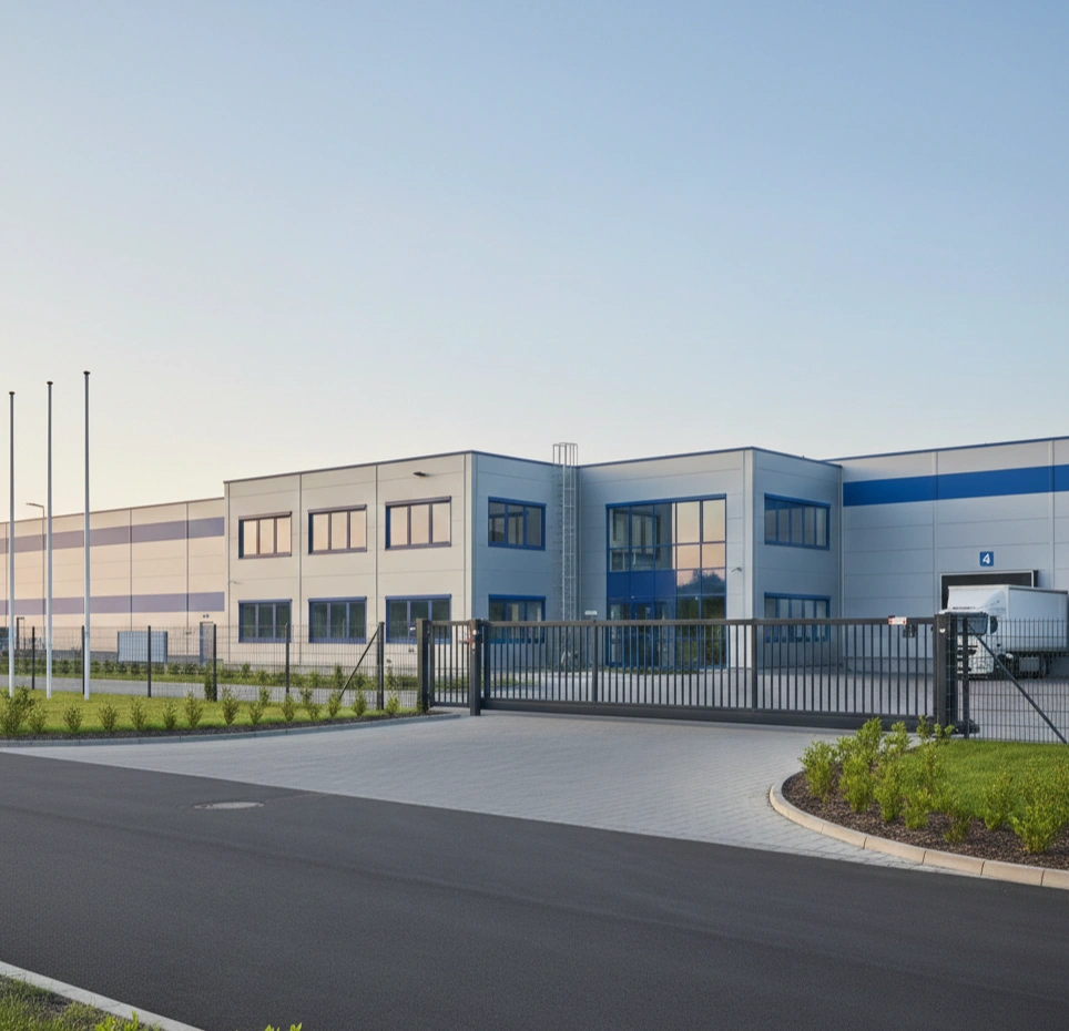 Industrielle B2B-Website